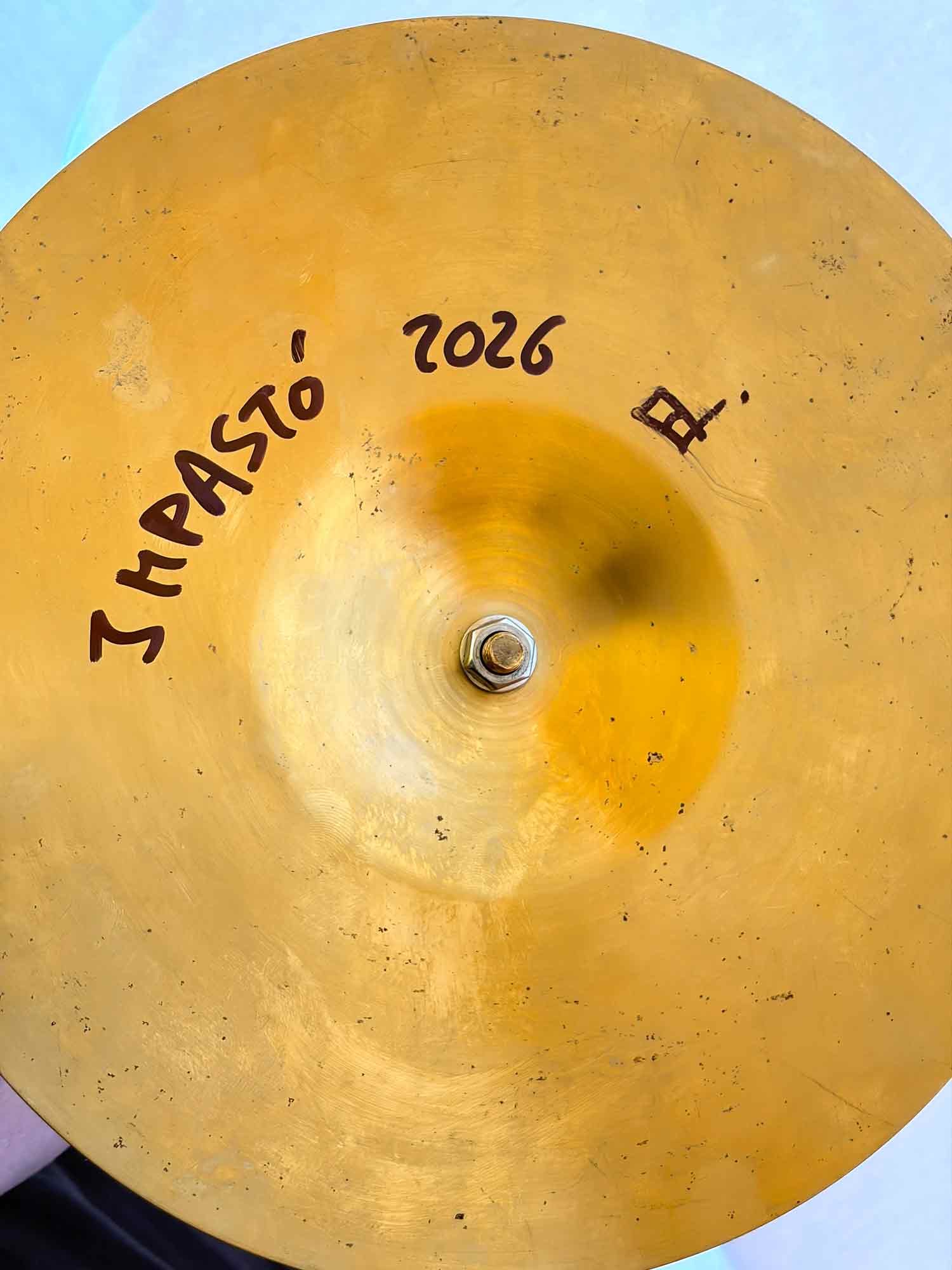 Josep M. Pastó - escultura Tempo - Signatura